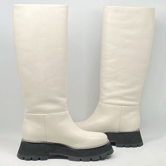 3.1 PHILLIP LIM Kate Lug-Sole Tube Boots size 38 - Picture 4 of 14